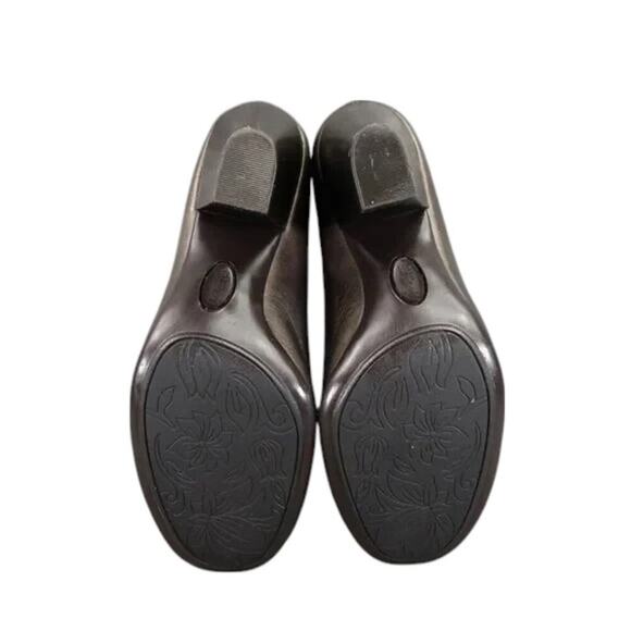 Sofft Shoes Womens 9 Eurosoft Loafer Pump Metallic Leather Classic Fashion Comfy - Picture 9 of 16